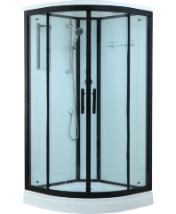 Timo Standart T-6609 Black душевая кабина (90*90*220), шт