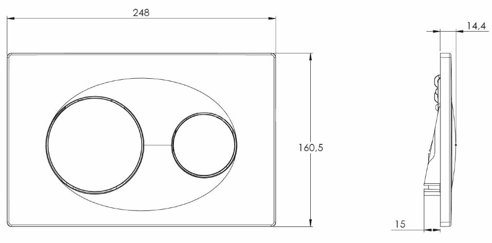 Сет AZARIO инсталляция с панелью смыва + унитаз Teramo (квадратный) с сидением микролифт+ клавиша 00