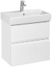 Тумба под раковину Roca Oleta 60 подвесная, 2 ящика, белый матовый (A857639501)