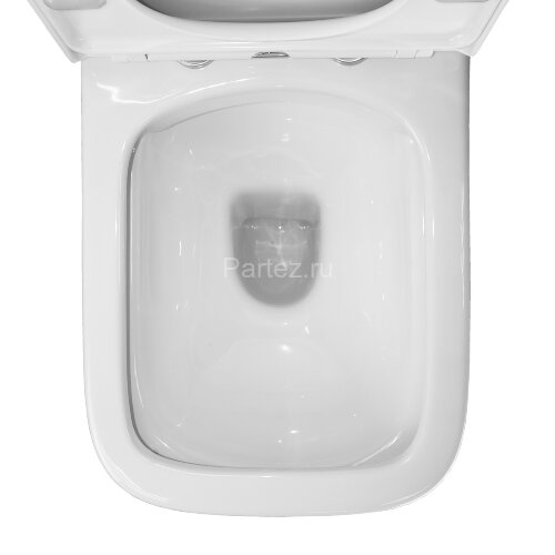 Унитаз-компакт Azario Alba 620х405х805 напольный, безободковый, с сиденьем микролифт (AZ-8323)