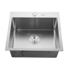 Мойка H5040 MELANA ProfLine 3,0/200 САТИН врезная прямоугольная с коландером H5040F