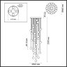 Подвесная люстра Odeon Light 5008/120L