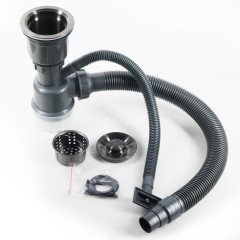 Мойка H6050B MELANA ProfLine 3,0/200 ГРАФИТ врезная прямоугольная с коландером H6050B