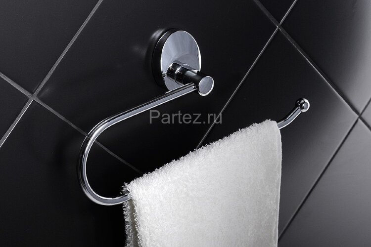 Полотенцедержатель Fixsen Europa кольцо, хром (FX-21811)