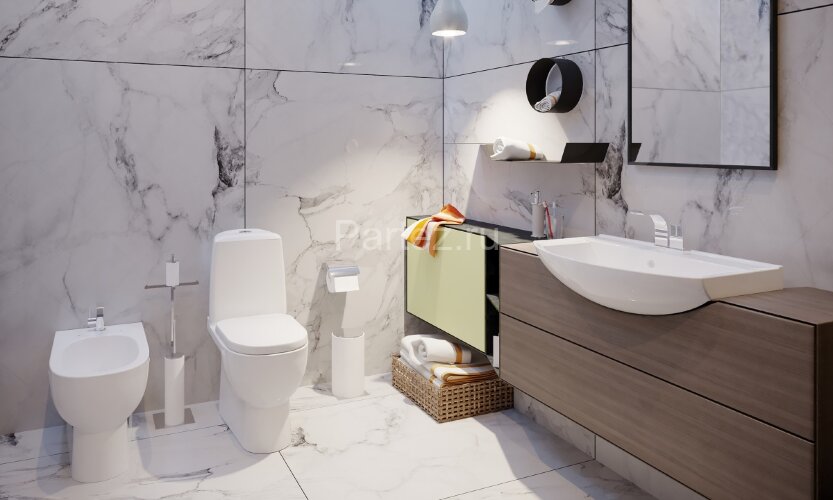 Раковина Sanita Luxe Best 65, белая (BST65SLWB01)