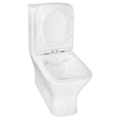 Унитаз-компакт Azario Blaise 385х615х801 напольный, безободковый с быстросъемным сиденьем микролифт 