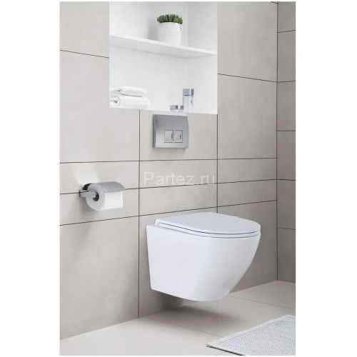 Сет AZARIO инсталляция+унитаз Grado со крытым сливом с сиденьем микролифт БЕЗ КЛАВИШИ (AZ-8010-1000+