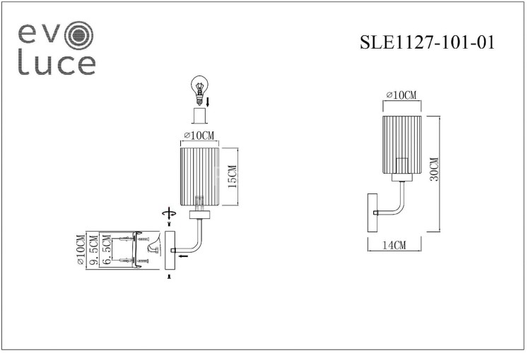 Бра Evoluce SLE1127-101-01