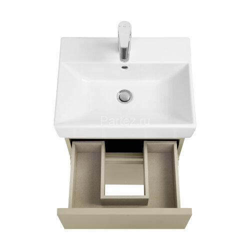 Комплект Roca OLETA модуль для раковины 500 мм, 460х374х548, с 2 ящиками + раковина мебельная PURE 5