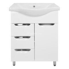 Комплект тумба Стиль- 60/3 600х840х460 с раковиной Basic 60 (CS00070537)