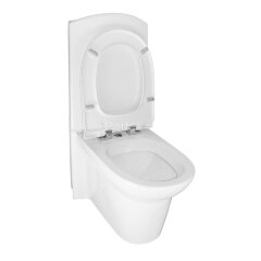 Унитаз-компакт Creo Ceramique LE MANS напольный, скрытый монтаж, с крышкой микролифт (415х705х950)