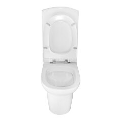 Унитаз-компакт Creo Ceramique LE MANS напольный, скрытый монтаж, с крышкой микролифт (415х705х950)