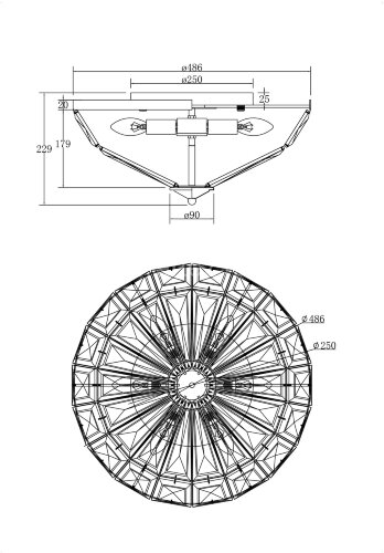 Потолочная люстра Maytoni MOD094CL-06CH