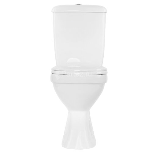 Унитаз-компакт Суперкомпакт Стандарт косой выпуск, с сиденьем, белый (44901130022)