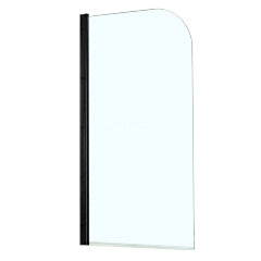 Шторка для ванны распашная Azario Merrit 80х140 цвет профиля черный (AZ-NF6211 800 BLACK)