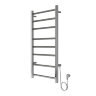 Полотенцесушитель электрический AZARIO PARMA 400/800 8 секций, диммер справа, хром (AZ10848)
