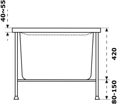 Ванна акриловая AZARIO Бали 180х80 (БАВ0005)
