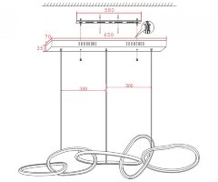 Подвесной светильник Kink Light 07609-5AL,33