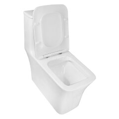 Унитаз-моноблок AZARIO GRESSA 705х370х760 напольный, безободковый, в комплекте с сиденьем дюропласт 