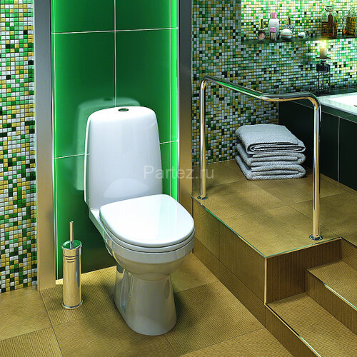 Унитаз-компакт Эльдорадо Премиум, сиденье с микролифтом, белый (41301130055)