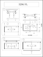 Потолочная люстра Newport 3296/PL nickel