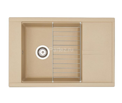 Кухонная мойка AQUATON Делия 78, цвет латте (1A715132DE260)