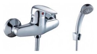 Смеситель одноручный (40мм) для душа, хром