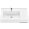 Раковина Aquaton Квадро Про 80 L, левая, белая (1A734431QA01L)