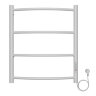 Полотенцесушитель электрический AZARIO VERONA 500/600 4 секции, диммер справа, белый (AZ04856W)