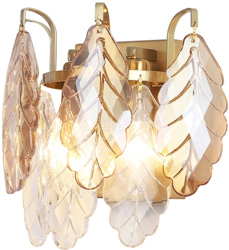 Бра Crystal Lux TREVI AP2 BRASS