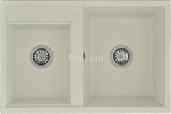 Мойка для кухни Aquaton Делия 78 DBL 2 чаши, жемчуг (1A723132DE240)