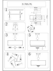 Потолочная люстра Newport 31705/PL