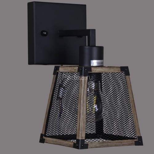 Бра ILLUMICO IL1006-1W-05 BK WOOD