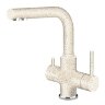 Смеситель для кухни с фильтром Lemark Comfort LM3061 granit