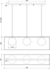 Подвесной светильник Freya FR5113PL-03G