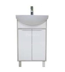 Тумба под раковину AQUATON РИКО 50 напольная, Белый Ясень/Фабрик (1A212401RIB90)