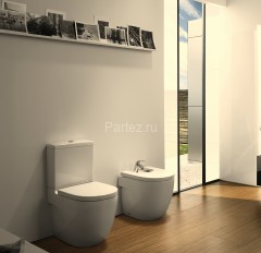 Z Крышка к биде Meridian N c микролифт.д/напольного (для 8164)