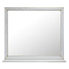 Зеркало Loranto Пандора 1030х920 белое золото, массив Дуб (Зеркало)