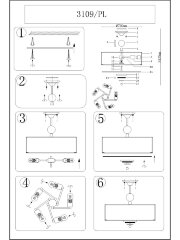 Потолочная люстра Newport 3109/PL