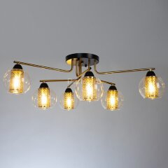 Потолочная люстра Arte Lamp A7045PL-6BK