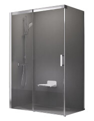 Душевой уголок Ravak Matrix MSDPS-110/80 R профиль белый, стекло прозрачное