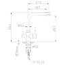 Смеситель Lemark Expert LM5061S для кухни с подключением к фильтру с питьевой водой