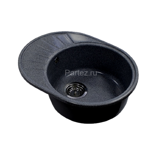 Кухонная мойка AQUATON Чезана, графит (1A711232CS210)