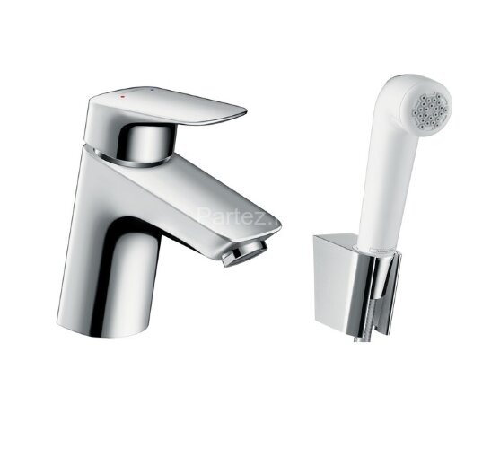 71290000 Logis Смеситель однорычажный для умывальника с гигиеническим душем 1,6 м