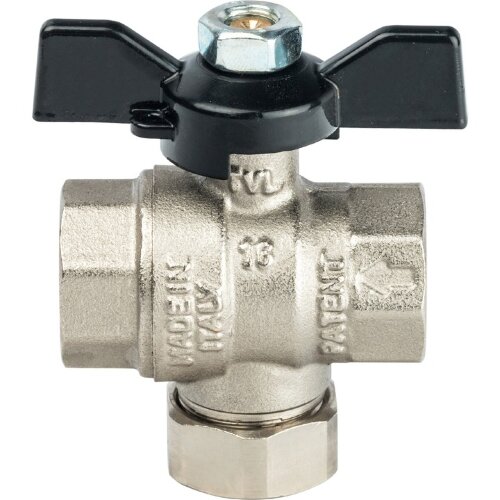 Кран шаровой с фильтром 1/2" Stout