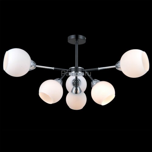 Потолочная люстра ILLUMICO IL0715-6CSQ-24 BK CR LIBRA