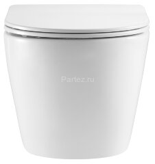 Сет AZARIO инсталляция + унитаз Teramo безободковый, с быстросъемным сиденьем микролифт (AZ-8010-100