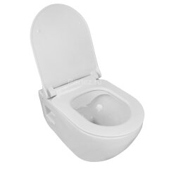 Сет AZARIO инсталяция + унитаз Creo Ceramique Ocean plus подвесной безободковый с тонким сиденьем ми