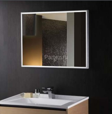 Зеркало AZARIO Сантана 800х600 c подсветкой и диммером, сенсорный выключатель (ФР-00002081)