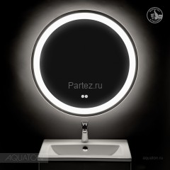 Зеркало AQUATON Анелло 75x75 c подсветкой, белое (1A260702AK010)